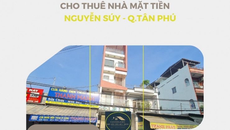 Cho thuê nhà Mặt Tiền Lê Trọng Tấn 150m2, 1Lầu, 22 triệu